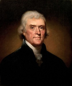 Thomas Jefferson, Libtard King by Rembrandt Peale, 1800. 